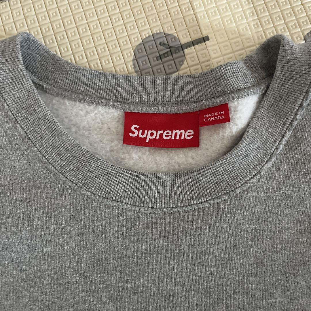 Supreme グレー トレーナー Lサイズ