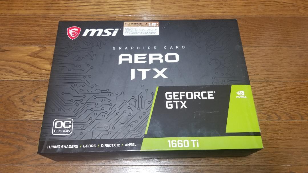 GeForce GTX 1660 Ti AERO ITX 6G OC グラフィックボード