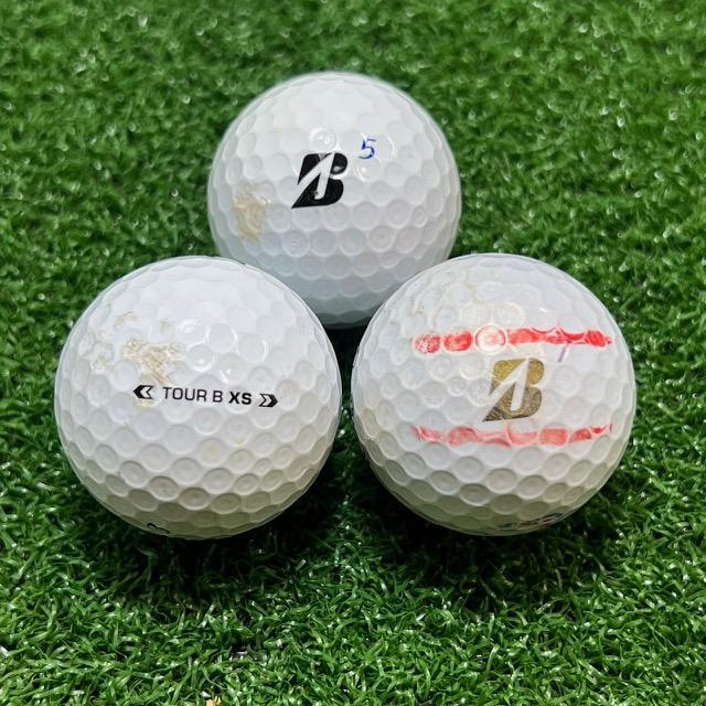 S78】 ブリヂストンTOURBXS 白 22年 ロストボール 24球