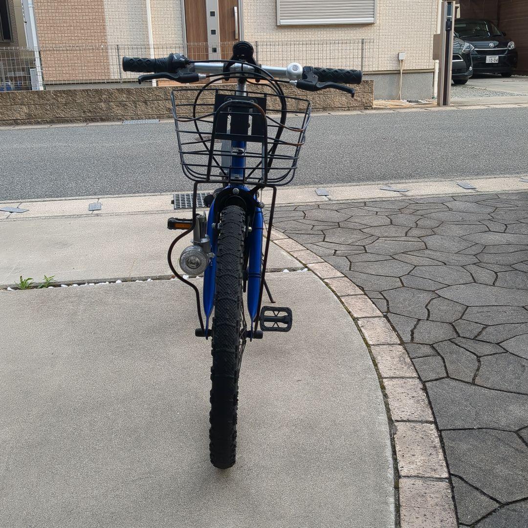 子供用自転車 青色 22インチ