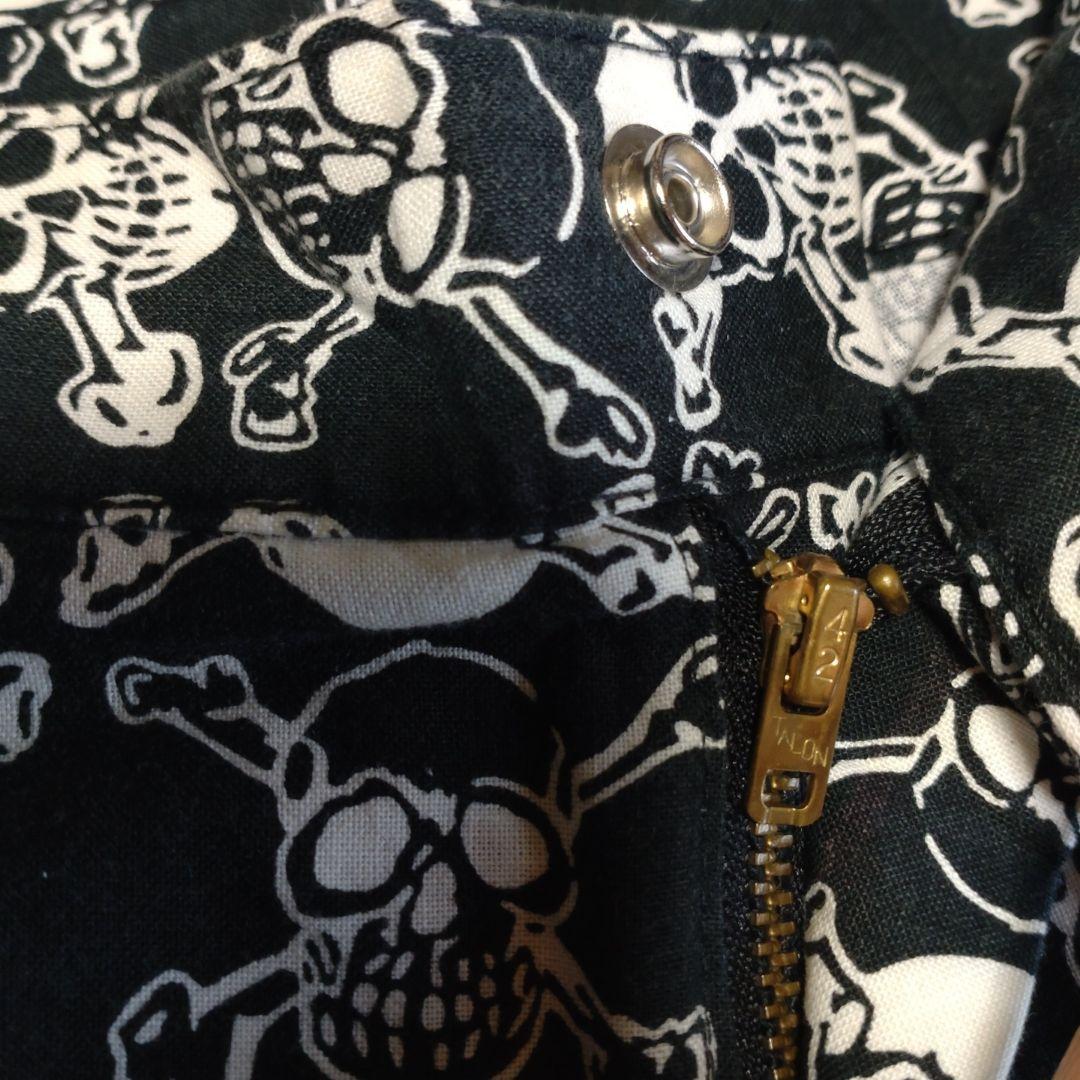 80s LIFE'S A BEACH PUNK SKULL ロンパン