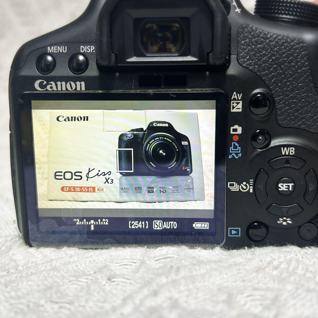 Canon EOS kiss X3 一眼レフ超軽量 スマホ転送OK完動品✨