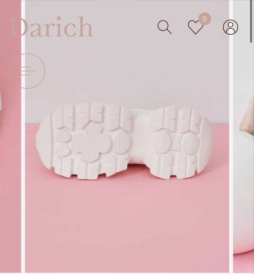 Darich ダーリッチ　バイカラーデザインスニーカー　Sサイズ