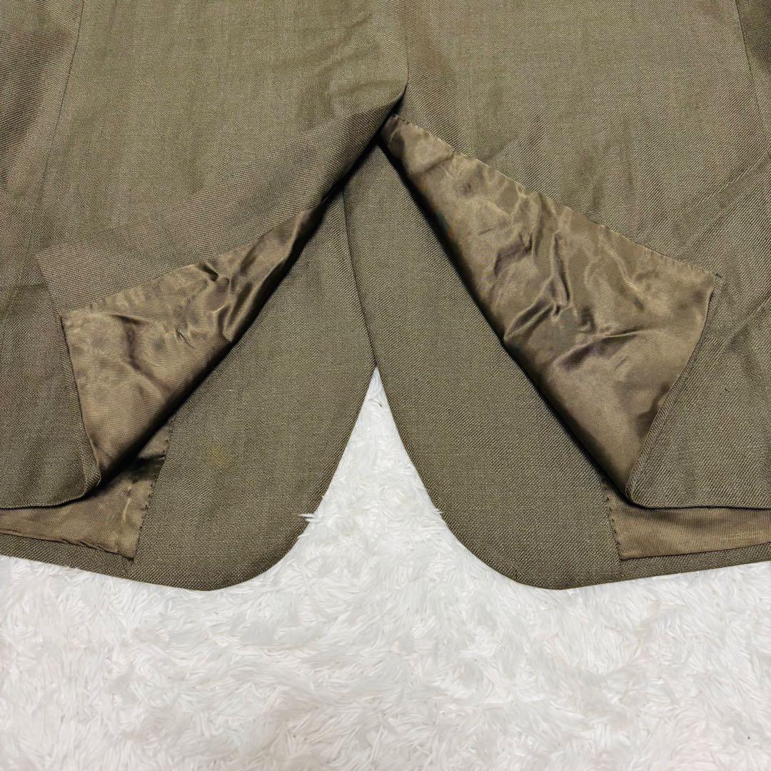 美品 ブルックスブラザーズ 三者混 毛 麻 シルク テーラードジャケット 2XL