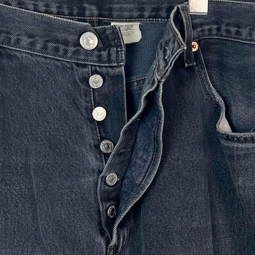 Levi’sリーバイス501ブラックデニムパンツ40×30ボタンフライ30211