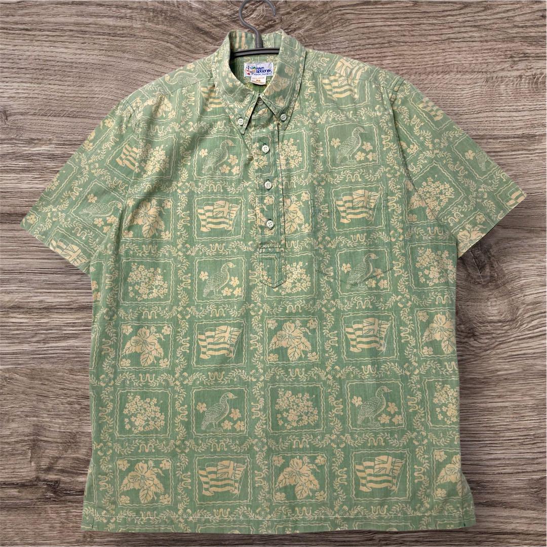 定番✨　Reyn spooner レイン・スプーナー ラハイナセーラー ブルー