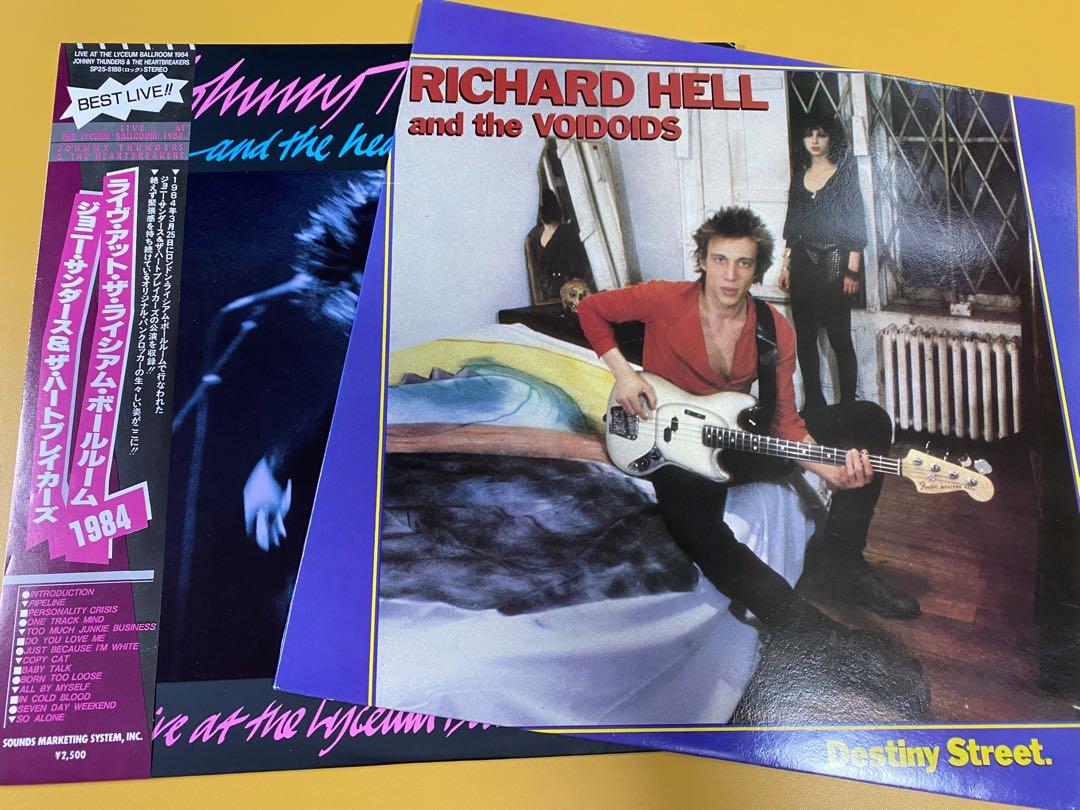 リチャード・ヘル 再発 紫ジャケ & ジョーニー・サンダース 帯