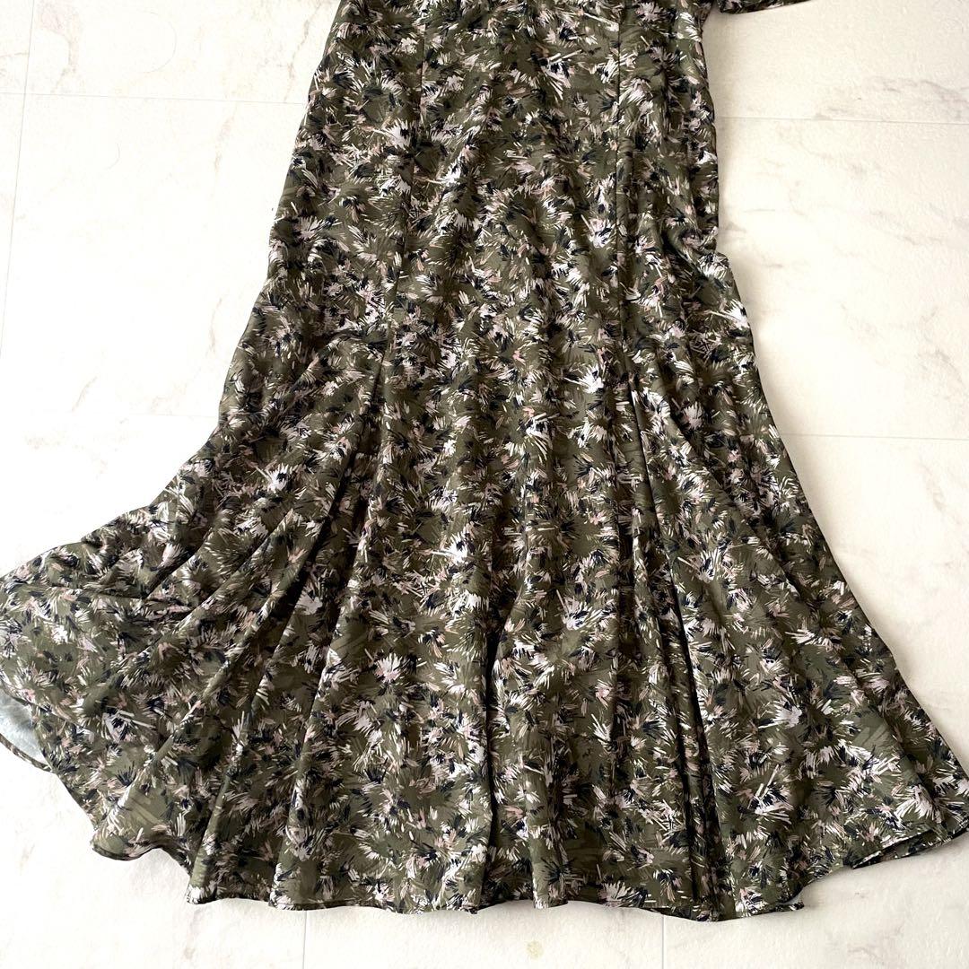 極美品.定価.2.5万☆エレンディーク 洗える フラワープリントボイルワンピース 極美品.定価.2.5万☆エレンディーク 洗える フラワープリント