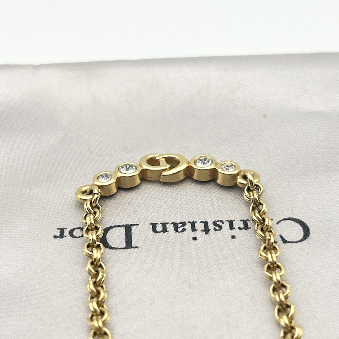 2397 極美品✨　Dior　ネックレス　CD ロゴ　希少　刻印
