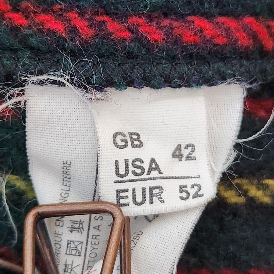 グローバーオール❣️ダッフルコート　XL　ネイビー　メンズ　英国製　チェック