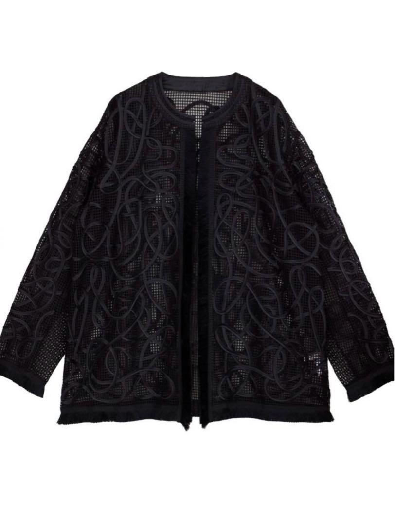 ジャケット・アウター MEDI TAPE EMBROIDERY MESH JACKET なぁーお様専用 MEDI TAPE EMBROIDERY MESH JACKET トップス