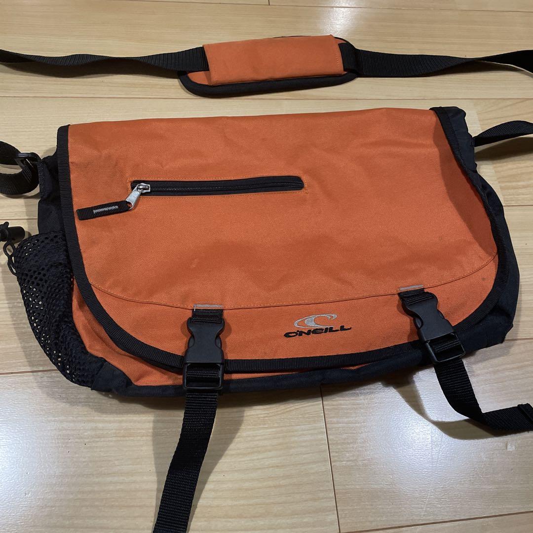 00s 90s オニール ショルダーバッグ メッセンジャーバッグ オレンジ