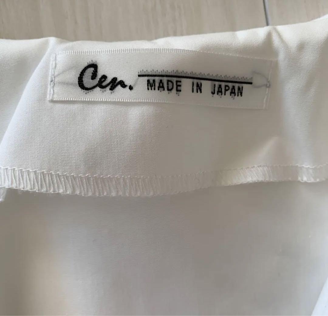 【2025A/W新作★送料無料】 cen. オブロングセーラーカラーブラウス トップス