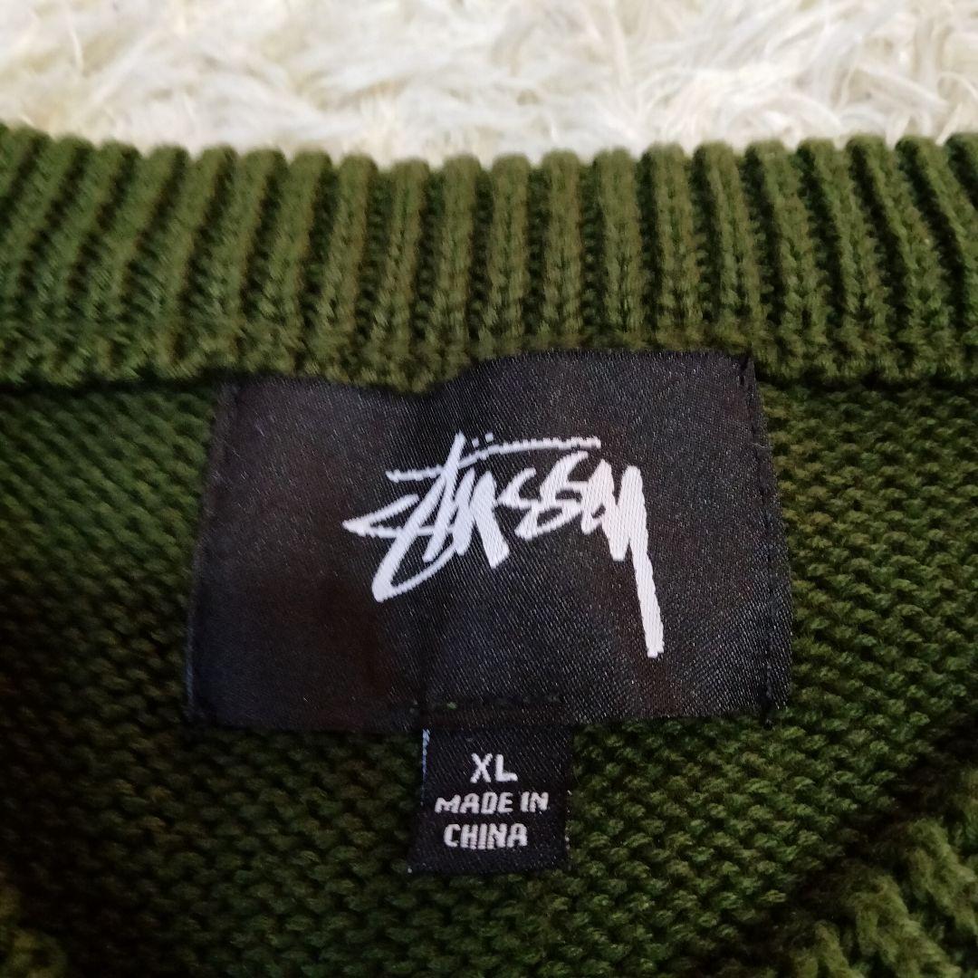 STUSSY 22AW CURLYS SWEATER ステューシー ニット XL