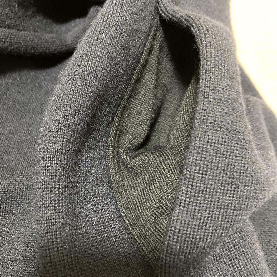 MUSE Deuxieme Classe スムースニットガウンコート 濃紺 美品