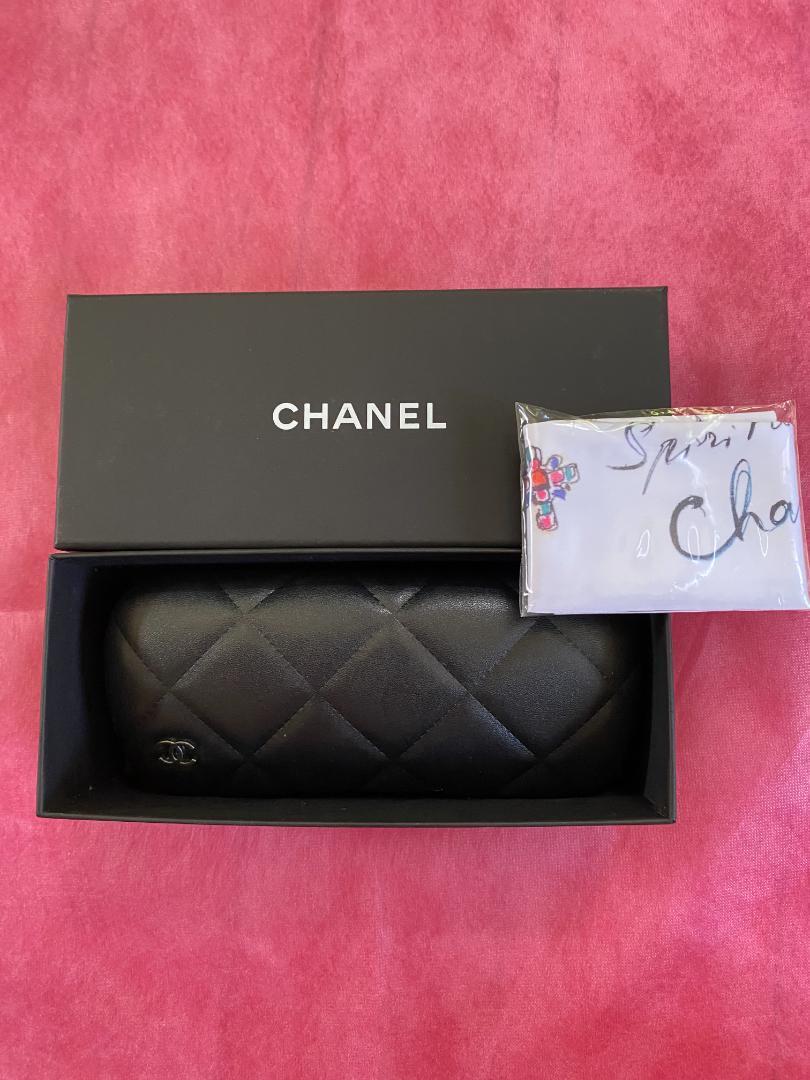 シャネル CHANEL キルティング メガネケースココマーク 小物