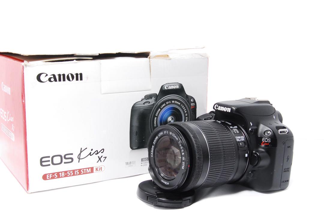 一眼レフ入門⭐届いてスグ使える⭐ KISS X7 ⭐CANON 初心者セット 一眼レフ入門 届いてスグ使える Canon kiss X7 キャノン初心者