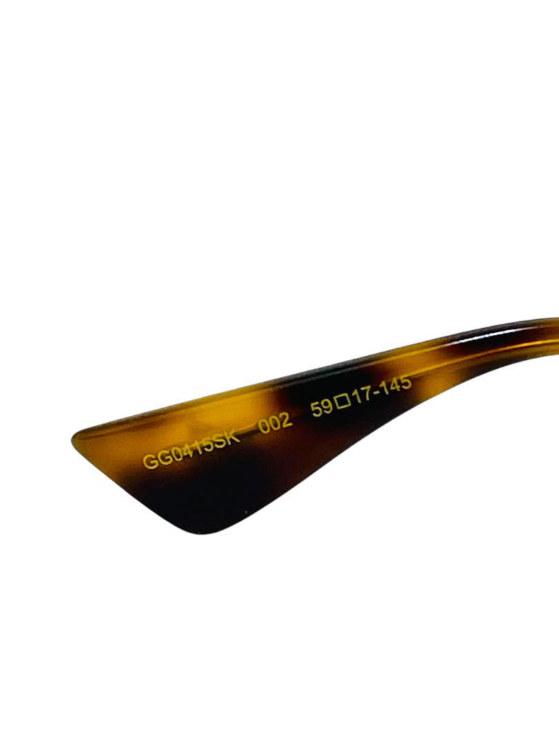 極美品☆GUCCI サングラス GG0415 SK ブラウン バンブルビー