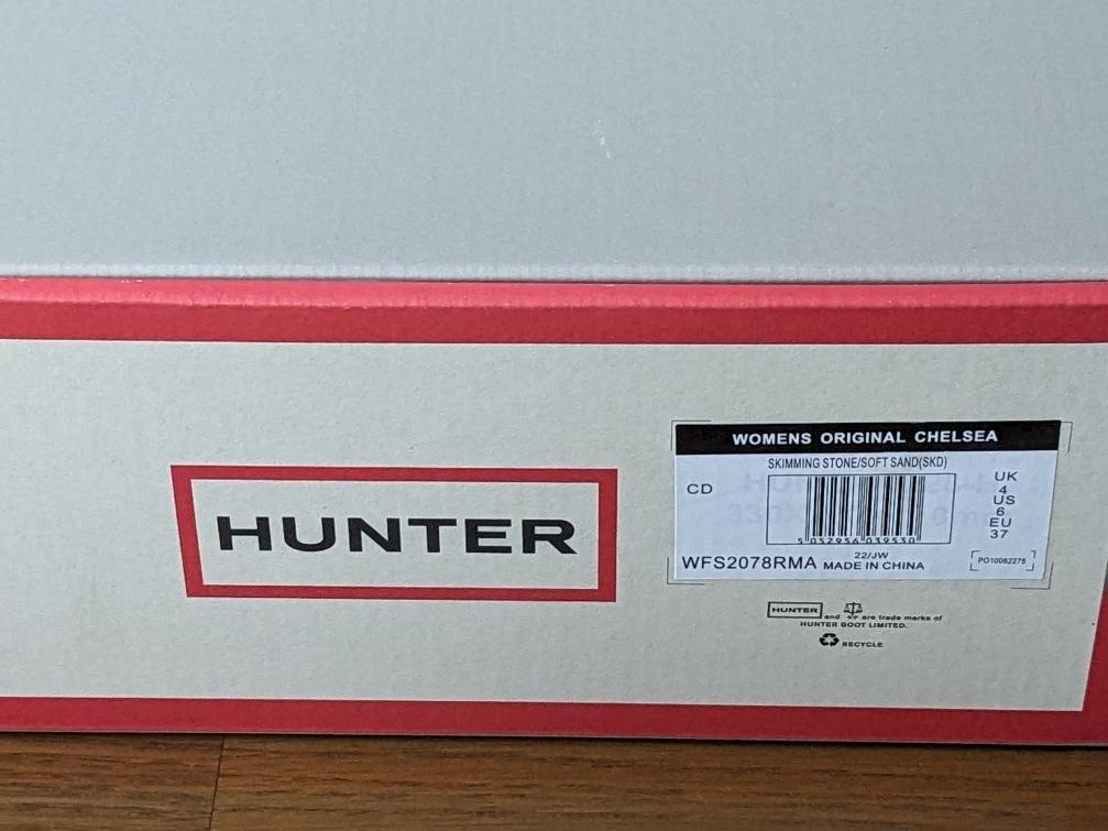 新品HUNTERオリジナル チェルシー ブーツ 23㎝