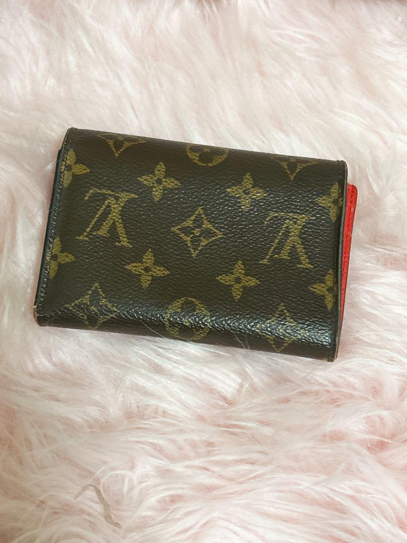 Louis Vuitton 名刺入れ モノグラム/レッド