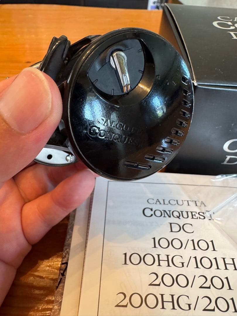 20 カルカッタコンクエストDC 100Hg ブラック塗装 カスタム品 20 カルカッタコンクエストDC 100Hg ブラック塗装 カスタム品