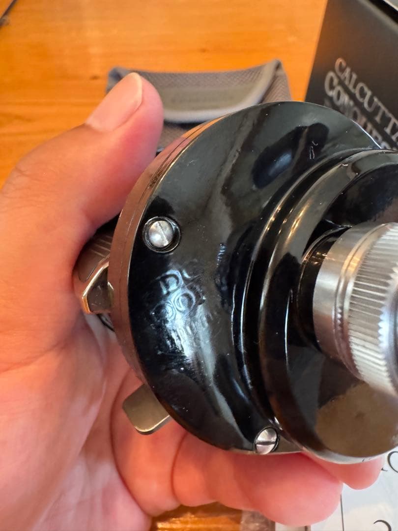 20 カルカッタコンクエストDC 100Hg ブラック塗装 カスタム品 20 カルカッタコンクエストDC 100Hg ブラック塗装 カスタム品