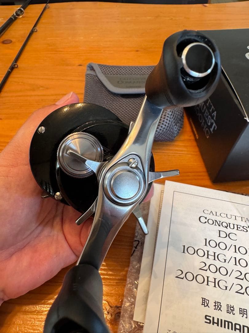 20 カルカッタコンクエストDC 100Hg ブラック塗装 カスタム品 20 カルカッタコンクエストDC 100Hg ブラック塗装 カスタム品