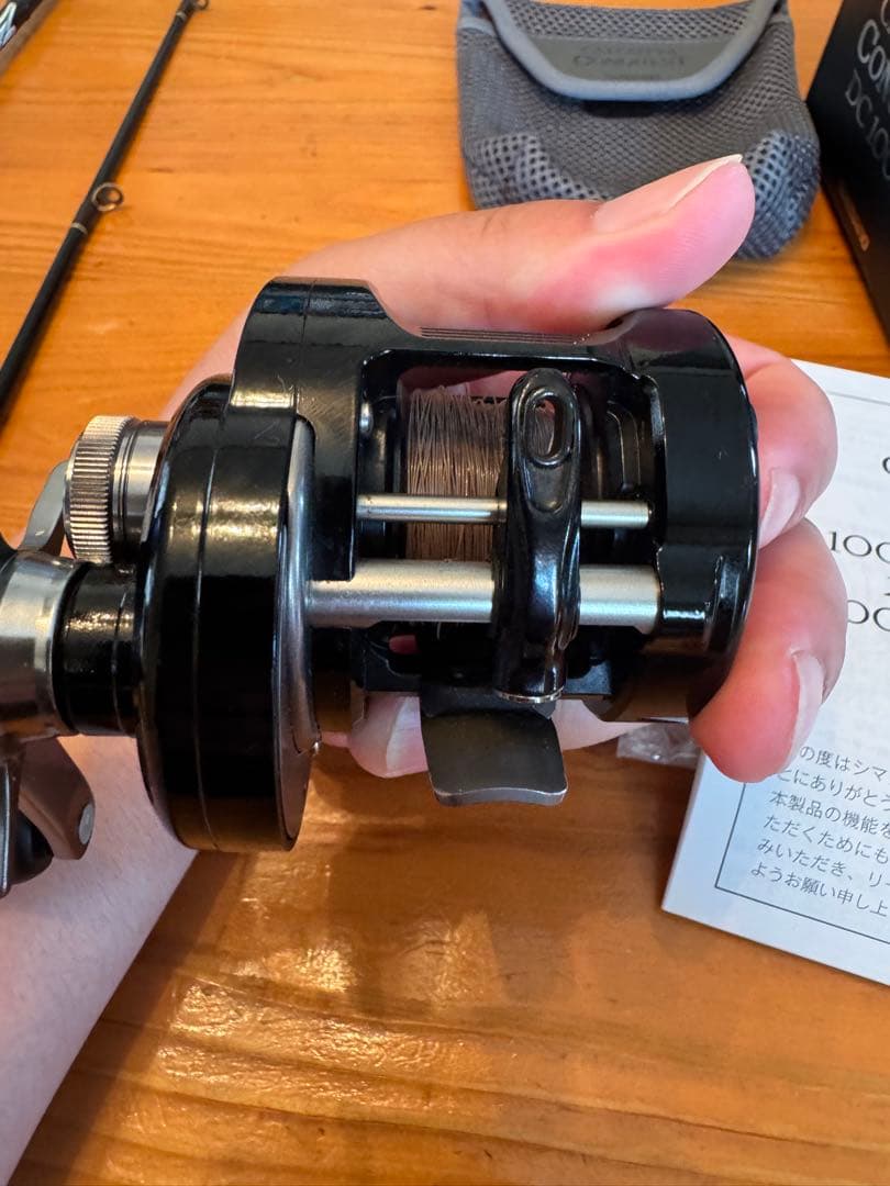 20 カルカッタコンクエストDC 100Hg ブラック塗装 カスタム品 20 カルカッタコンクエストDC 100Hg ブラック塗装 カスタム品