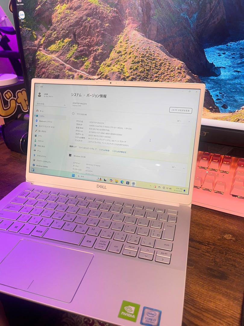 DELL Inspiron 13 シルバー 8GB RAM 512GB SSD