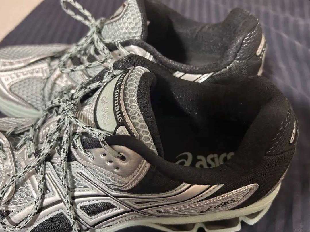 靴 asicsGEL-NIMBUS10.1OCEAN HAZEPURE SILVER