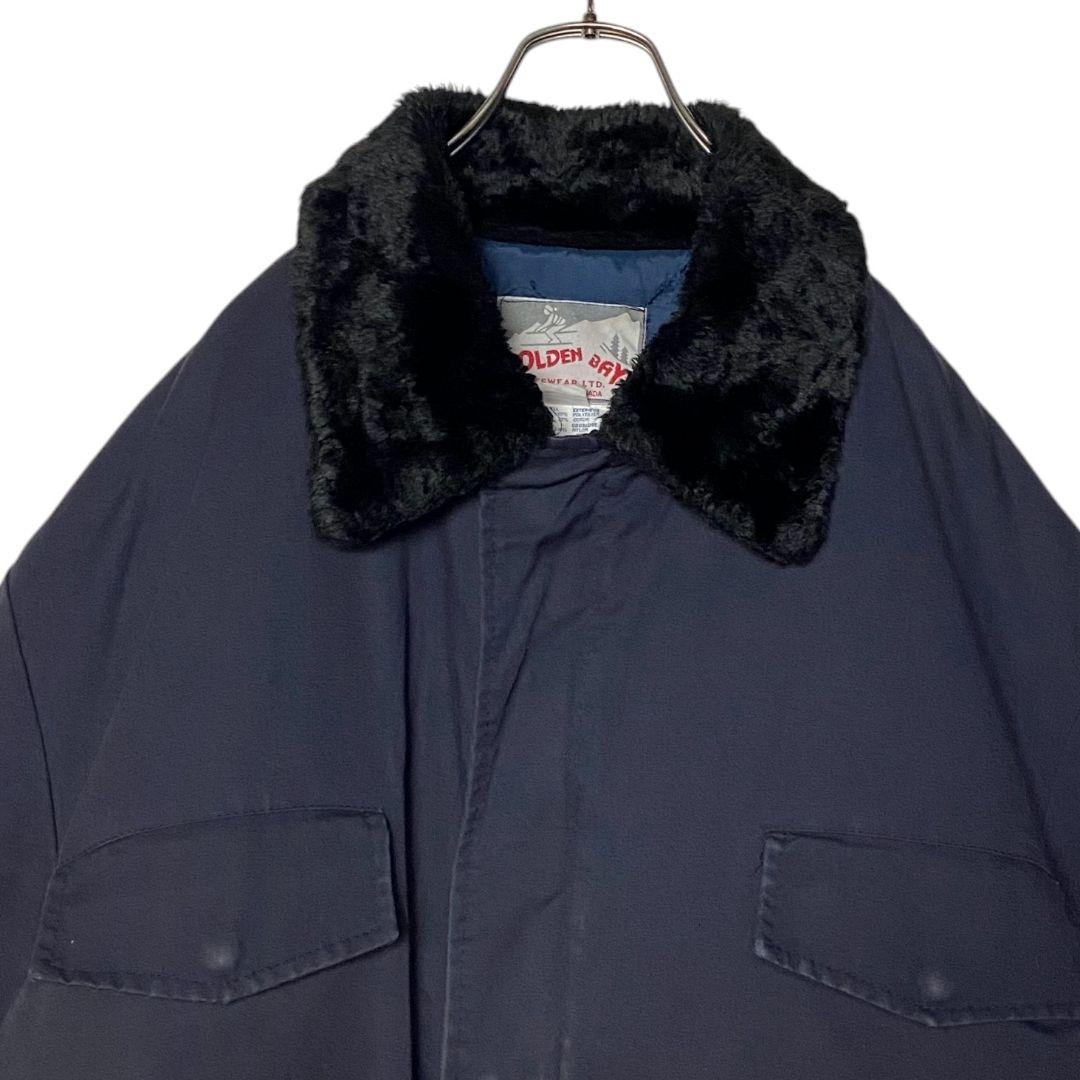 90sヴィンテージUSA古着 フィールドジャケット 紺 XXL 肉厚ワークコート