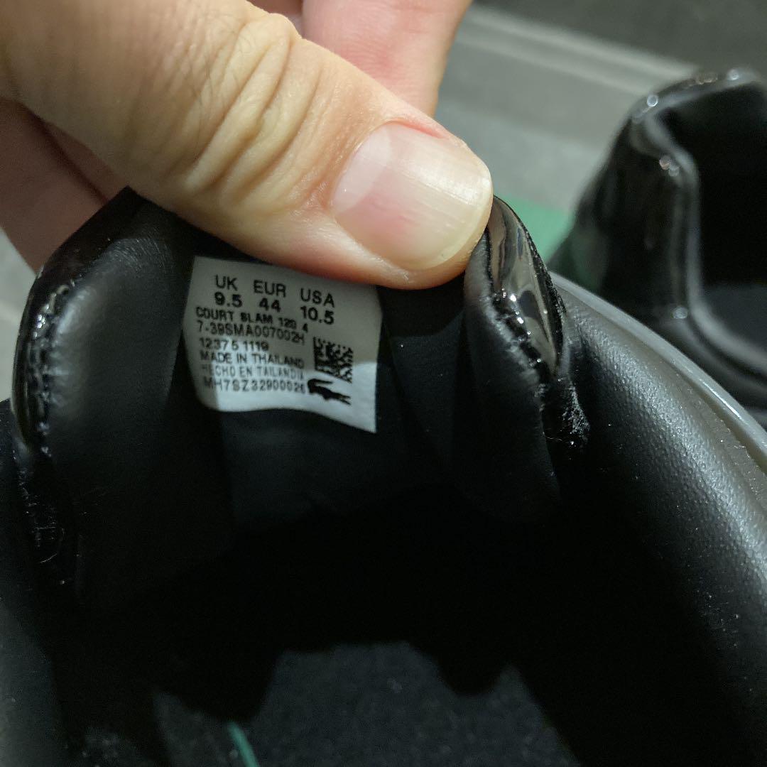 新品未使用 スニーカー 28cm IECw2-m17547620117 ラコステ ブラック 日本製在庫