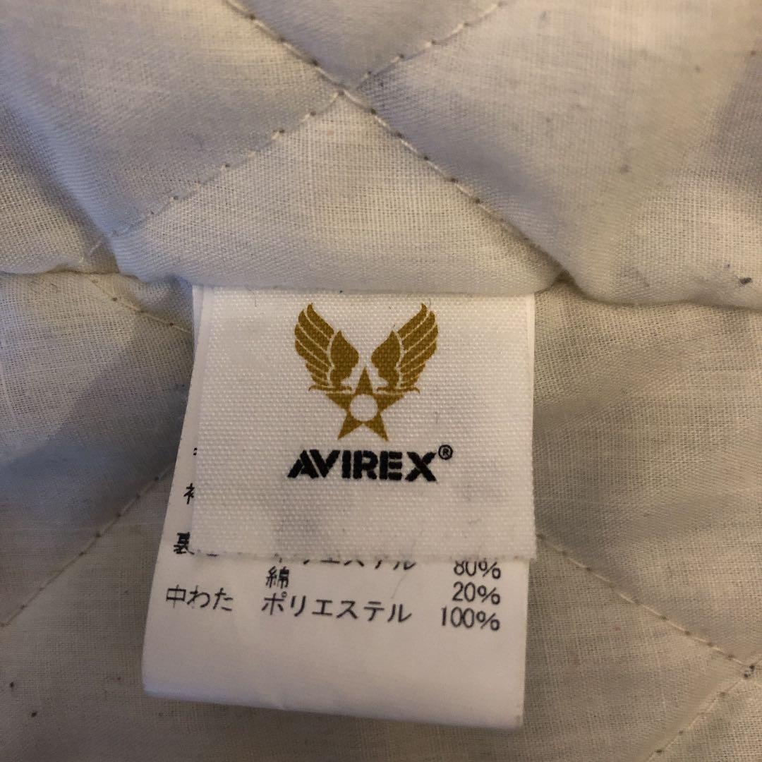 Aviex  スタジャン腕部本皮