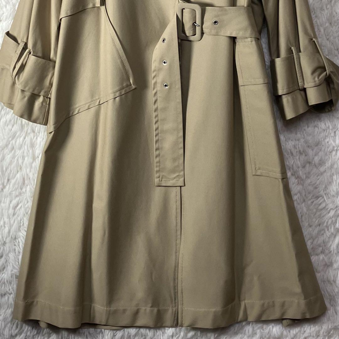 極美品 タグ付き ZARA ザラ トレンチコート ロング丈 ベルト付き S-M 極美品 タグ付き ZARA ザラ トレンチコート ロング丈 ベルト付き