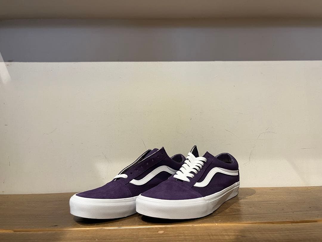 VANS OLD SKOOL US パープル 赤箱 27cm27cm VANS