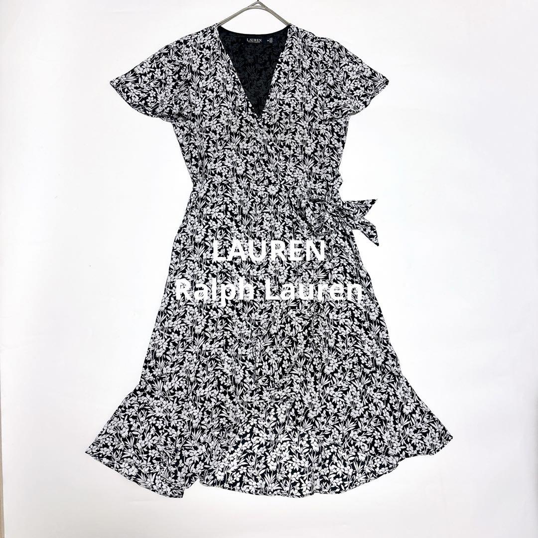 LAUREN Ralph Lauren 花柄 カシュクール ロングワンピース