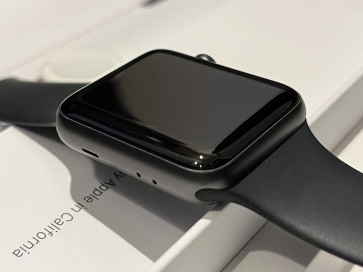 安い超激安 Apple Watch series3 42mm スペースグレースポーツバンド pUfj6-m17549987837 NEW即納
