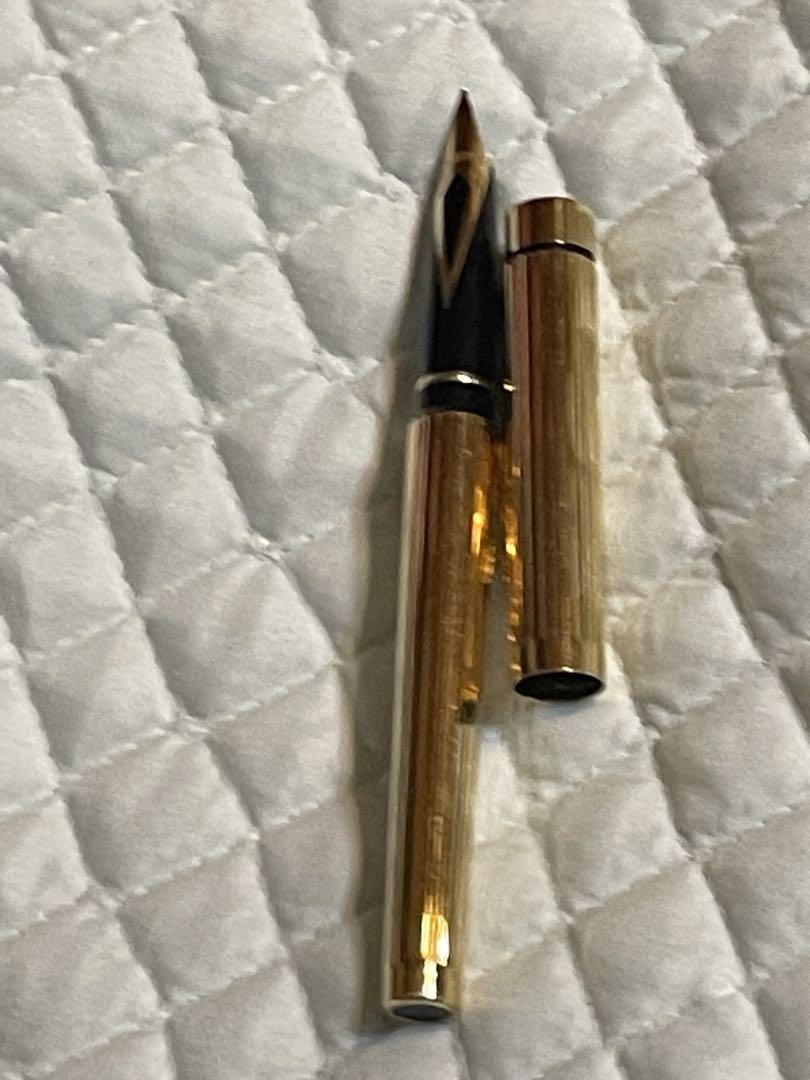 お気にいる ペン先14K 万年筆 Sheaffer 美品 GOLD メルカリ - ケース PLATED 筆記具