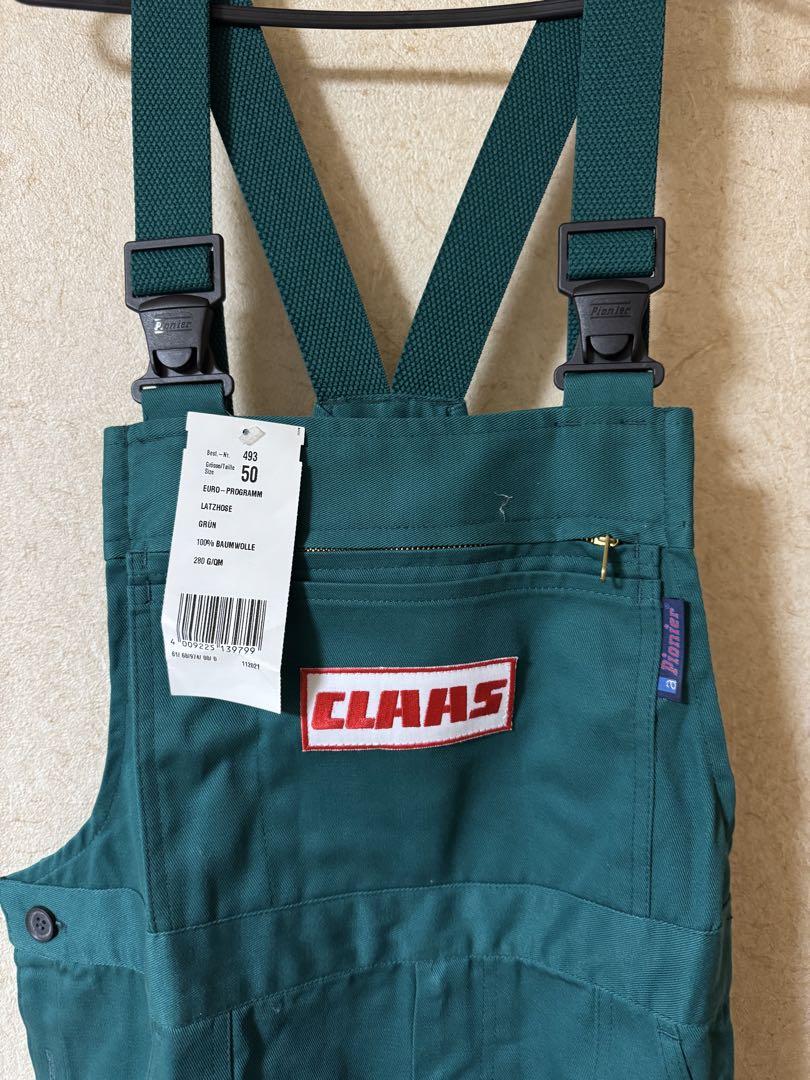 【正規品】 CLAAS グリーン サイズ50 オーバーオール パンツ