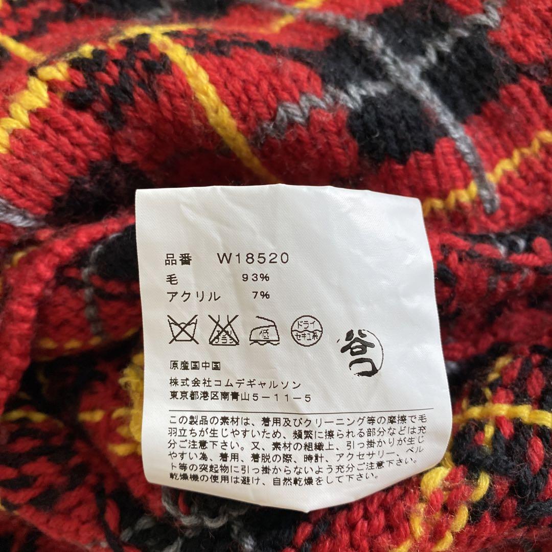 COMME des GARCONS SHIRT チェック柄　ニット　セーター