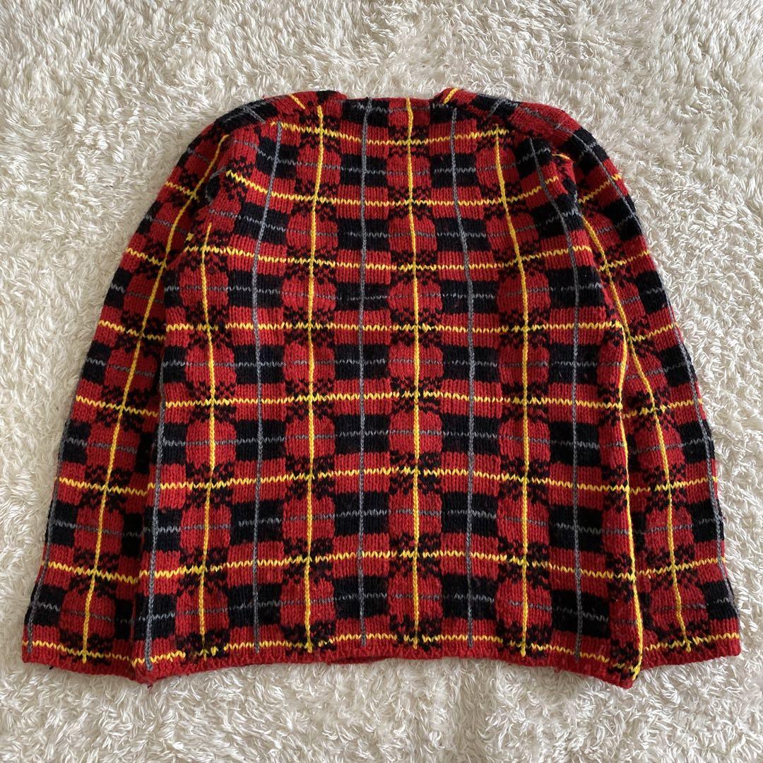 COMME des GARCONS SHIRT チェック柄　ニット　セーター