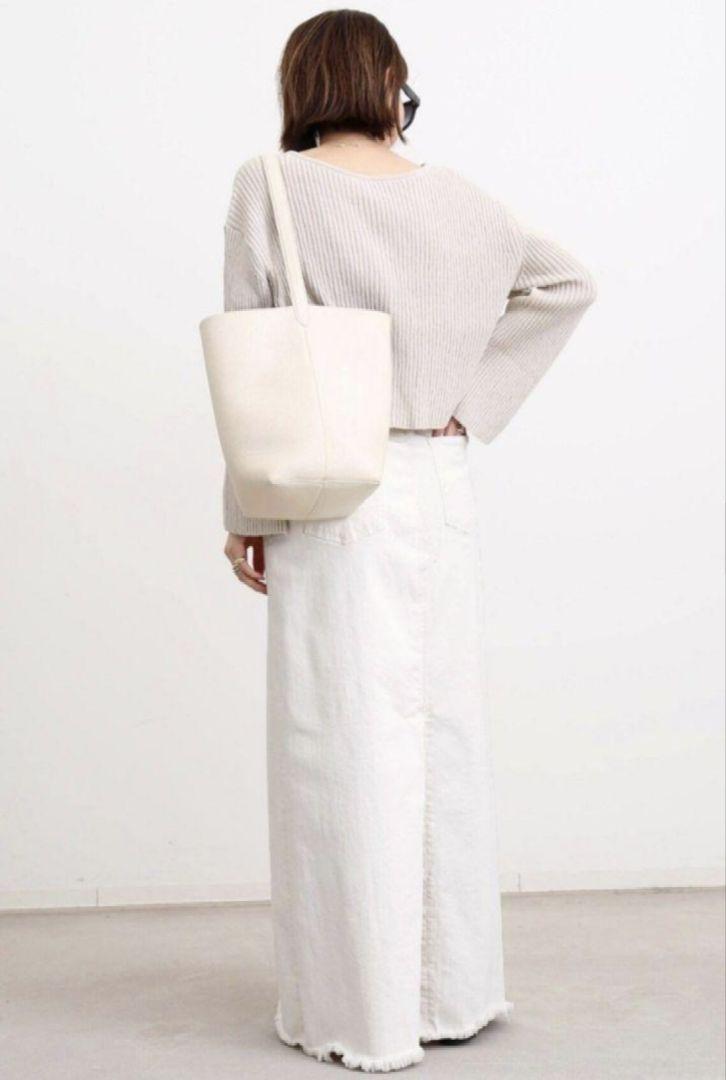 アパルトモン　グッドグリーフ　CUT OFF HEM LONG SKIRT　38