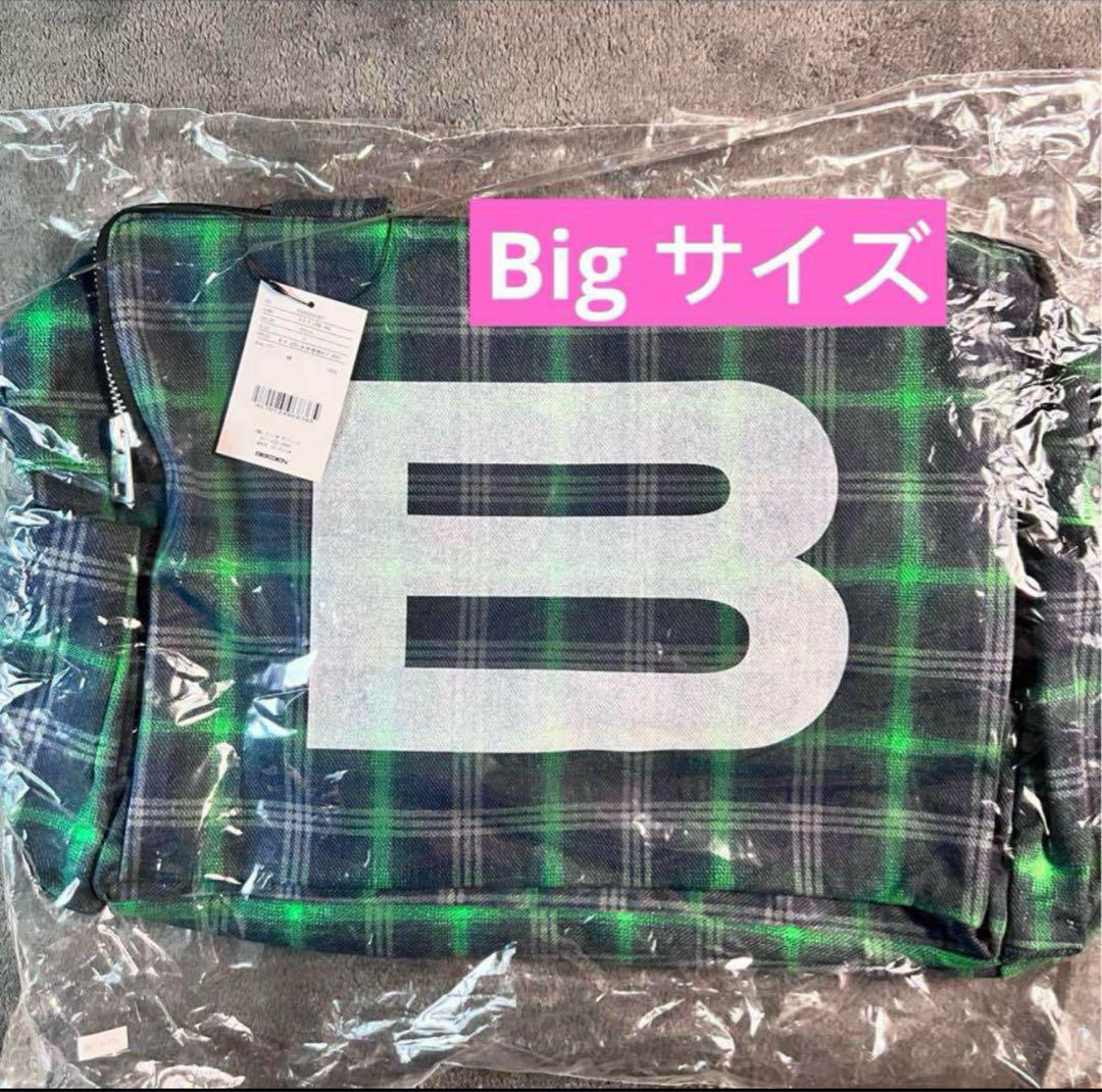 新品 BEEDEN BIG B LOGO BAG CHECK BIG B LOGO BAG – BEEDEN