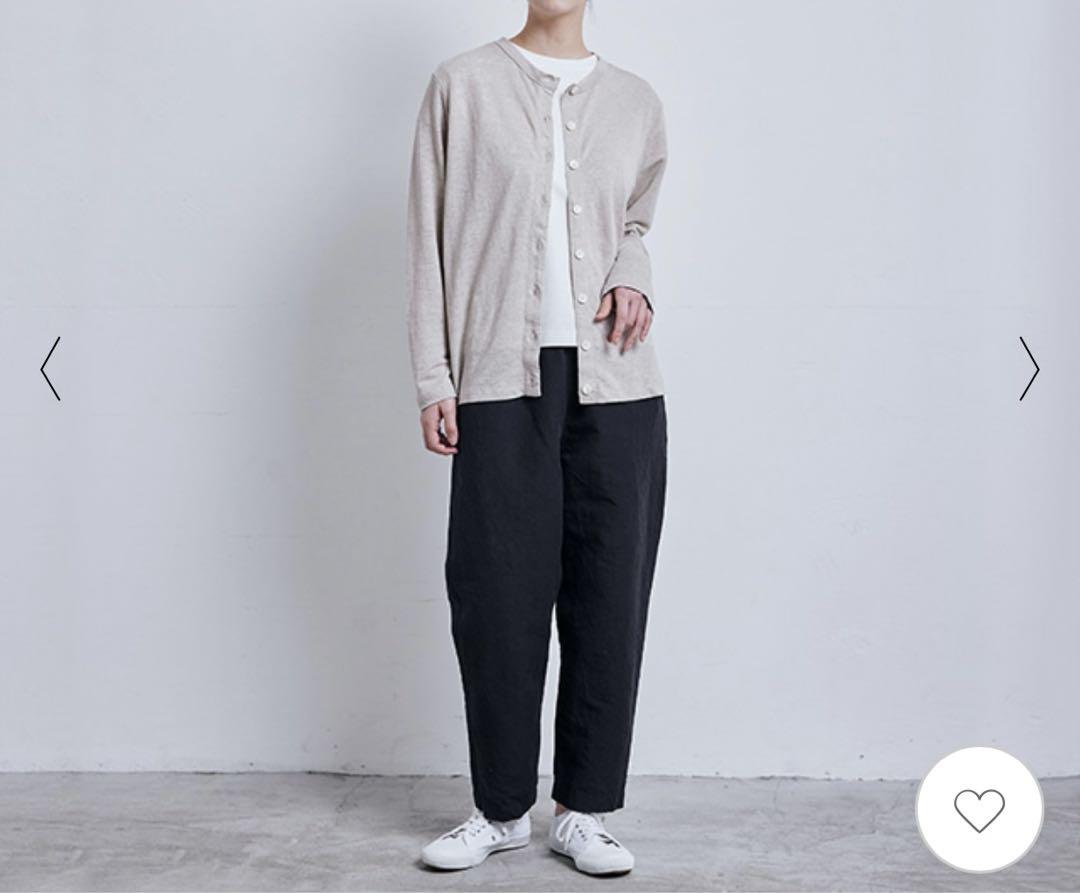WEB限定】播州織の高密度テーパードパンツ 青｜衣料品｜中川政七