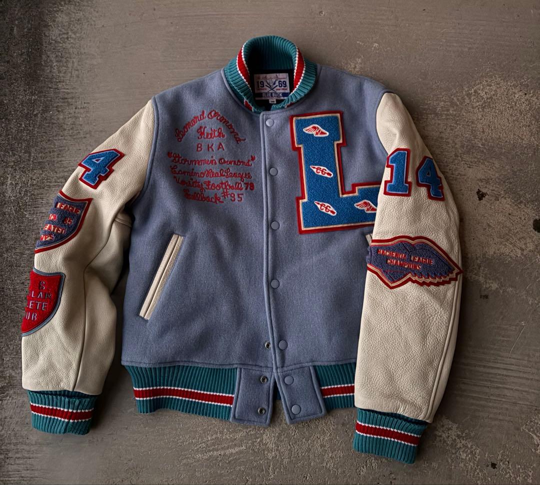 BLUE BUCK THUNDER スタジャン 1969 BLUE BUCK THUNDER スタジャン 1969