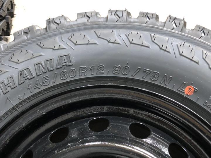 送料込‼️21年 ジオランダー M T バモス 9jbsp-m17561697557 新品タイヤ 145R12 6PR 即納新品