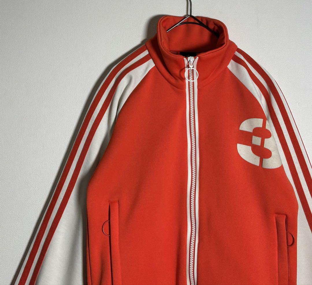 adidas アディダス　切り替えデザイン　サイドライン　トラックジャケット