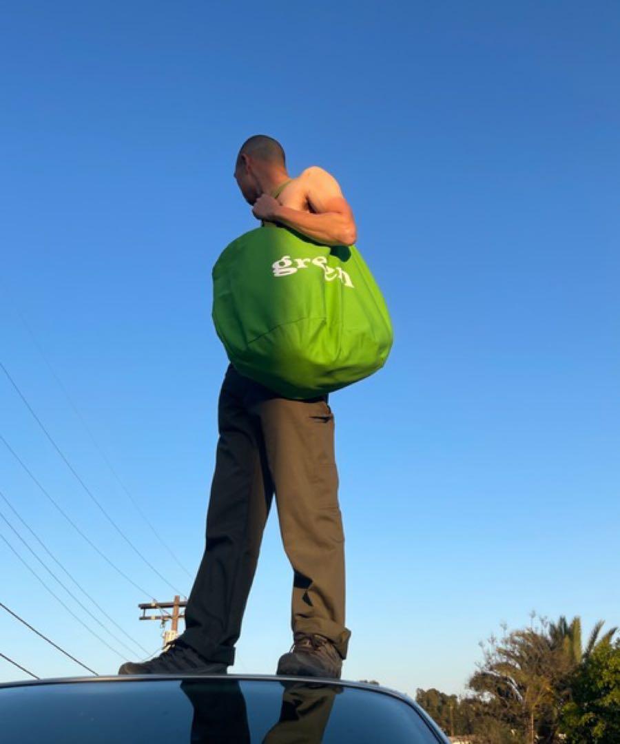 mister green large round トートバッグ L