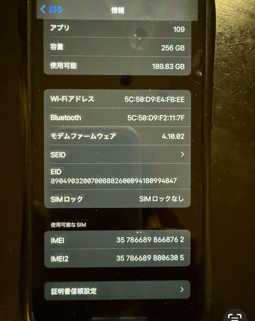 Apple iPhone 13 Pro シエラブルー