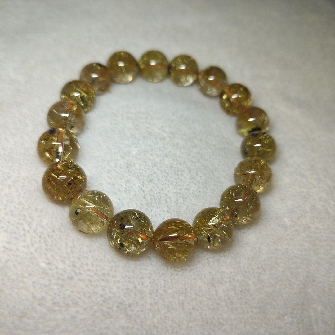 ゴールドルチルクォーツ 太陽放射ルチル タイチン目立った傷や汚れなし